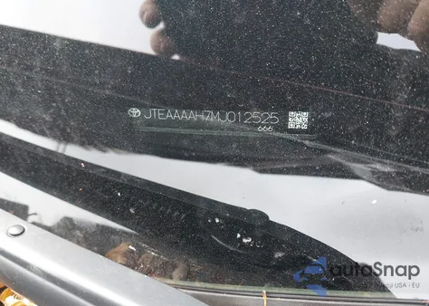 2021 Toyota Venza Xle z USA, uszkodzony, nr VIN JTEAAAAH7MJ012525